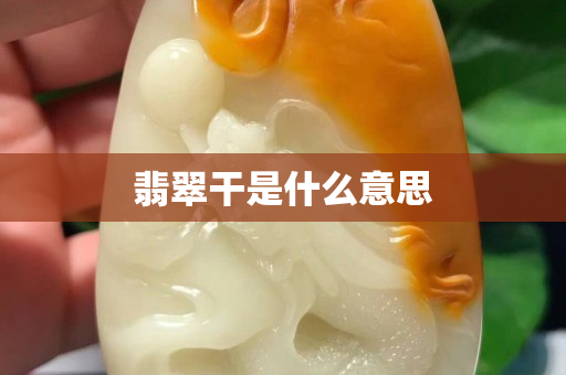 翡翠干是什么意思