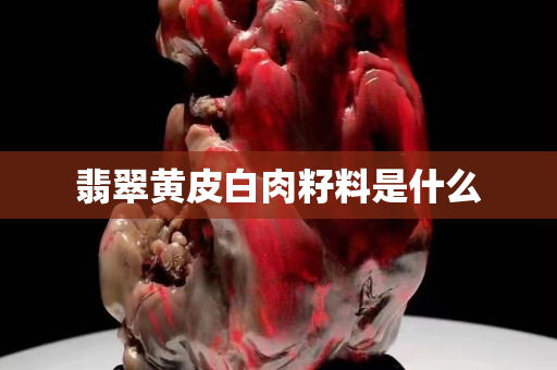 翡翠黃皮白肉籽料是什么