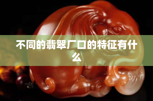 不同的翡翠廠口的特征有什么