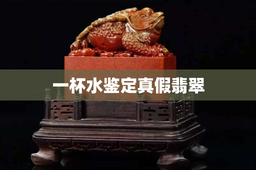 一杯水鑒定真假翡翠