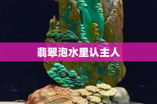 翡翠泡水里認主人