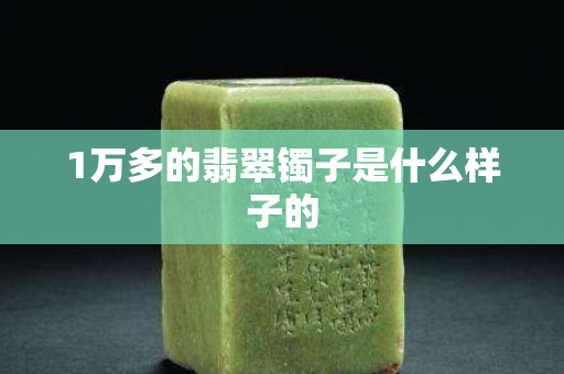 1萬多的翡翠鐲子是什么樣子的