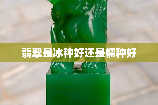 翡翠是冰種好還是糯種好
