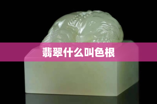 翡翠什么叫色根