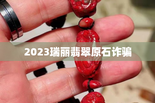 2023瑞麗翡翠原石詐騙