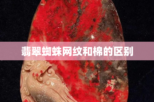 翡翠蜘蛛網紋和棉的區別