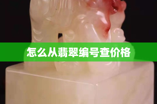 怎么從翡翠編號查價格
