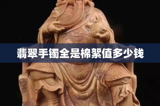翡翠手鐲全是棉絮值多少錢