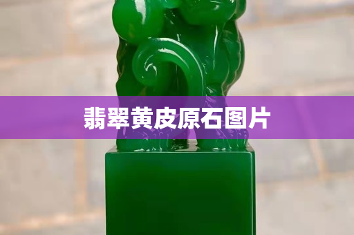 翡翠黃皮原石圖片