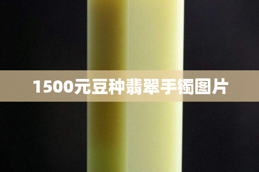 1500元豆種翡翠手鐲圖片
