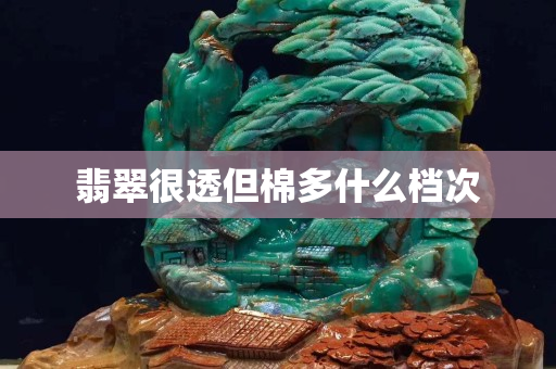 翡翠很透但棉多什么檔次