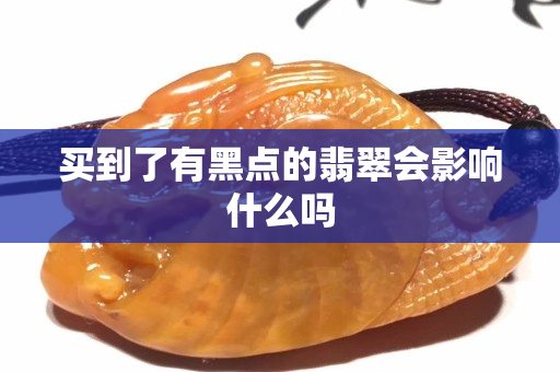 買到了有黑點(diǎn)的翡翠會(huì)影響什么嗎