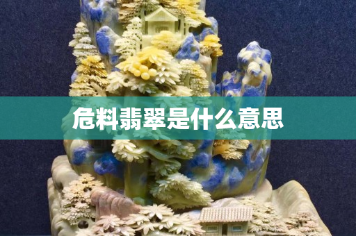 危料翡翠是什么意思