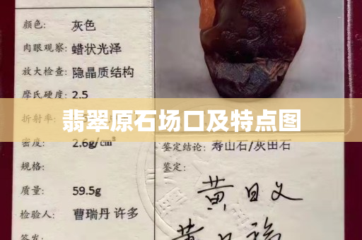 翡翠原石場口及特點圖