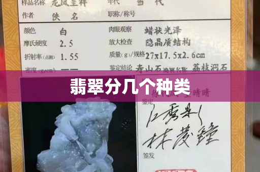 翡翠分幾個種類