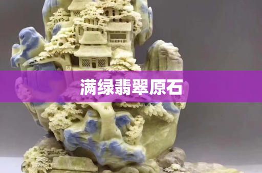 滿綠翡翠原石