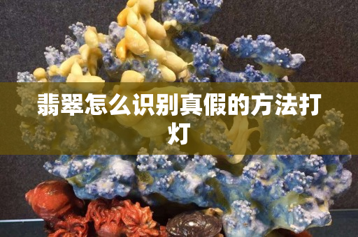 翡翠怎么識(shí)別真假的方法打燈