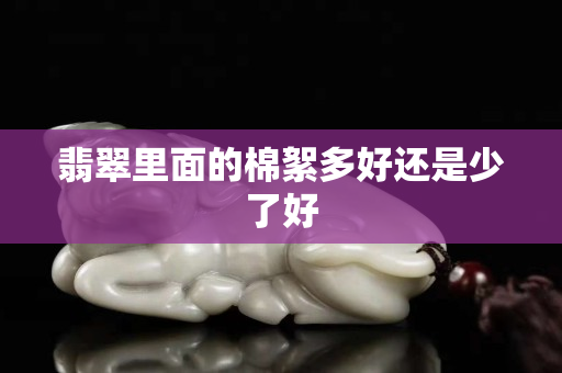 翡翠里面的棉絮多好還是少了好