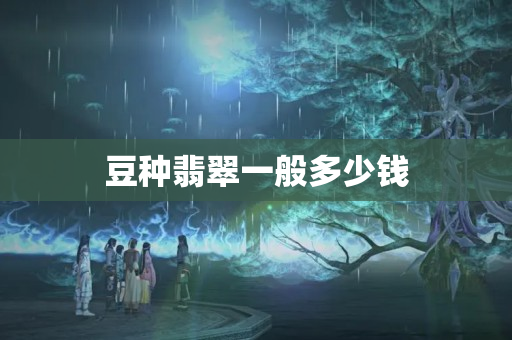 豆種翡翠一般多少錢