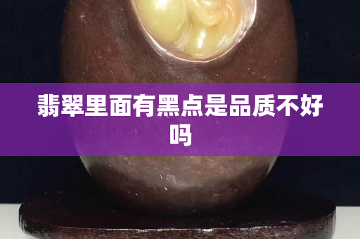 翡翠里面有黑點是品質不好嗎