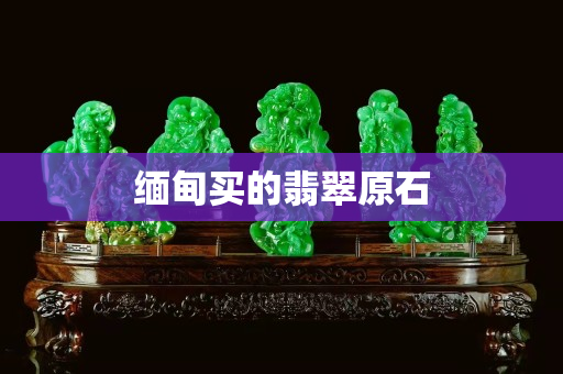 緬甸買的翡翠原石