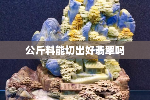 公斤料能切出好翡翠嗎