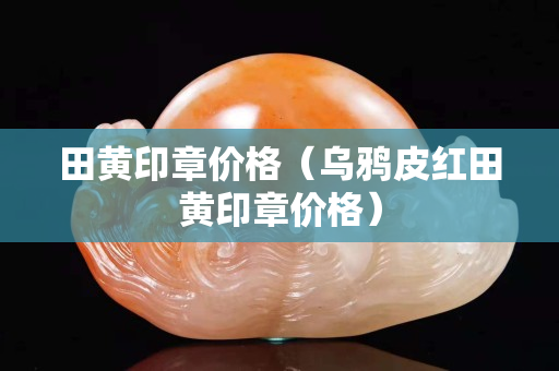 田黃印章價格（烏鴉皮紅田黃印章價格）
