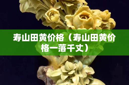 壽山田黃價格（壽山田黃價格一落千丈）