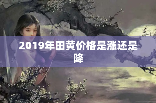 2019年田黃價格是漲還是降