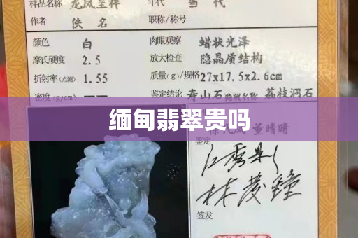 緬甸翡翠貴嗎