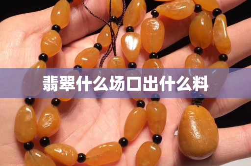 翡翠什么場口出什么料
