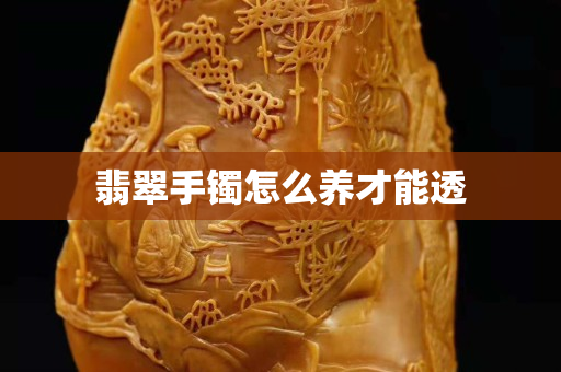 翡翠手鐲怎么養才能透