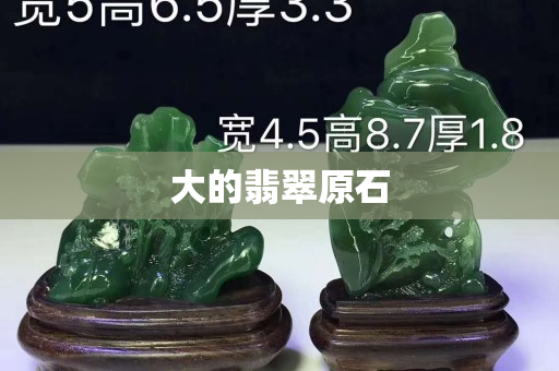 大的翡翠原石