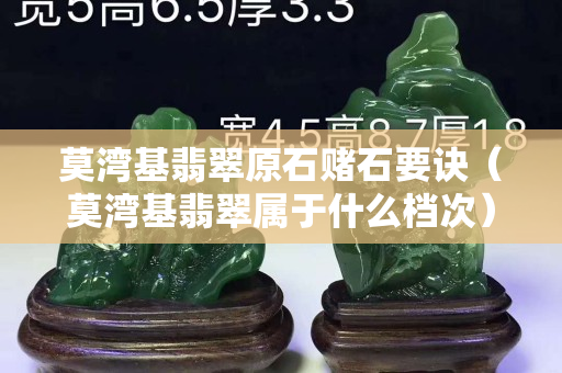 莫灣基翡翠原石賭石要訣（莫灣基翡翠屬于什么檔次）