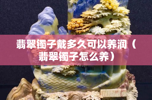 翡翠鐲子戴多久可以養潤（翡翠鐲子怎么養）