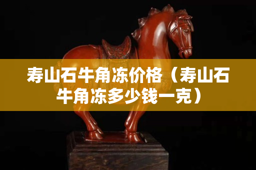 壽山石牛角凍價格（壽山石牛角凍多少錢一克）