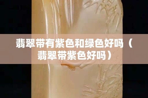 翡翠帶有紫色和綠色好嗎（翡翠帶紫色好嗎）