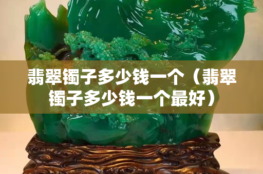 翡翠鐲子多少錢一個（翡翠鐲子多少錢一個最好）