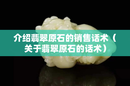 介紹翡翠原石的銷售話術(shù)（關(guān)于翡翠原石的話術(shù)）