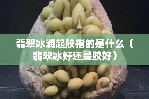 翡翠冰潤起膠指的是什么（翡翠冰好還是膠好）
