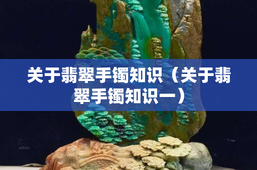關于翡翠手鐲知識（關于翡翠手鐲知識一）