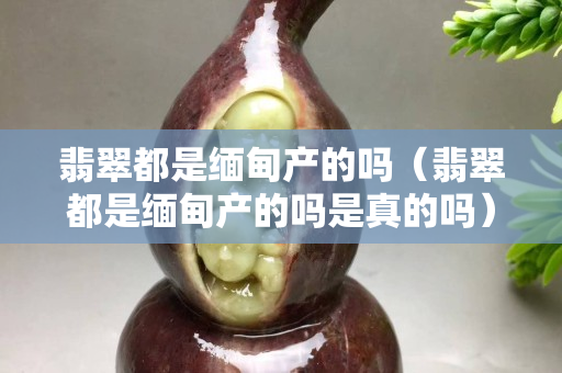 翡翠都是緬甸產(chǎn)的嗎（翡翠都是緬甸產(chǎn)的嗎是真的嗎）