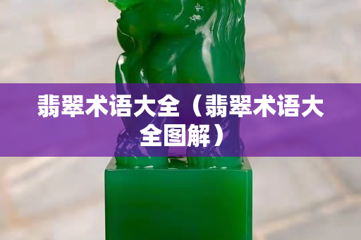 翡翠術語大全（翡翠術語大全圖解）