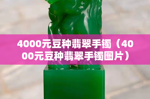 4000元豆種翡翠手鐲（4000元豆種翡翠手鐲圖片）