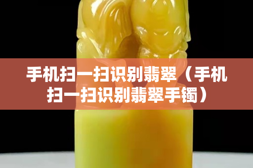 手機掃一掃識別翡翠（手機掃一掃識別翡翠手鐲）