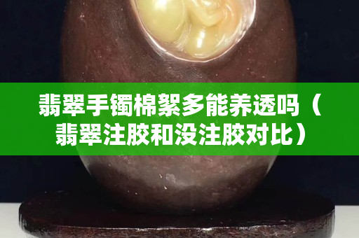 翡翠手鐲棉絮多能養透嗎（翡翠注膠和沒注膠對比）