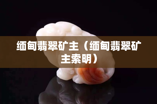 緬甸翡翠礦主（緬甸翡翠礦主索明）