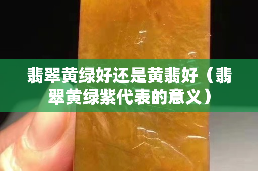 翡翠黃綠好還是黃翡好（翡翠黃綠紫代表的意義）
