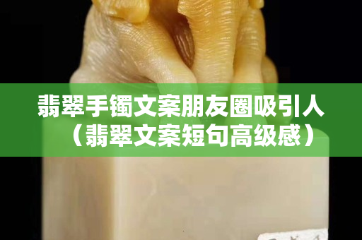翡翠手鐲文案朋友圈吸引人（翡翠文案短句高級感）