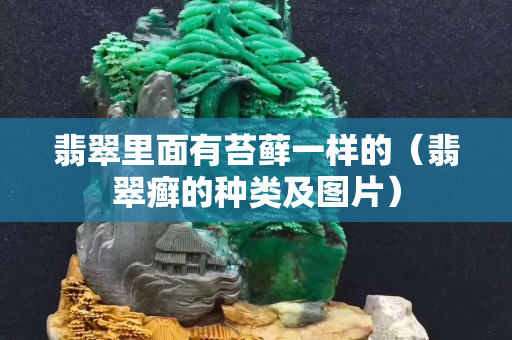翡翠里面有苔蘚一樣的（翡翠癬的種類及圖片）